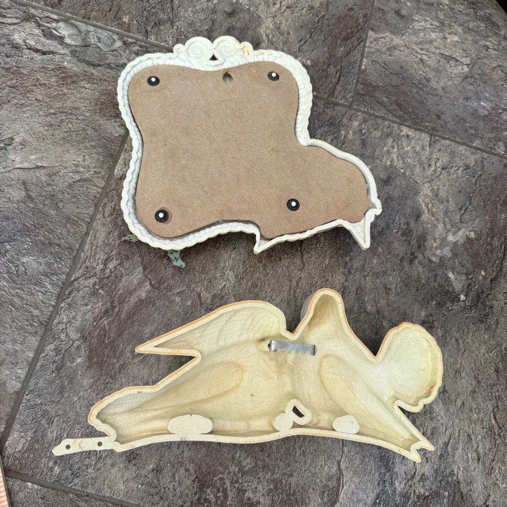 Vintage Cottagecore Coquette Homco Love Birds‎ Wall Decor Set Dove Mirror 1980s